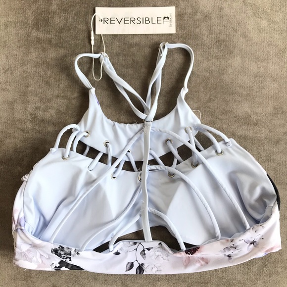 Floral/Pastel Reversible TiniBikini Swimsuit - Picture 4 of 16